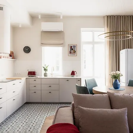 Apartament Sanhaus - Santorini - Dwie Sypialnie, Dwie łazienki, Klimatyzacja Sopot